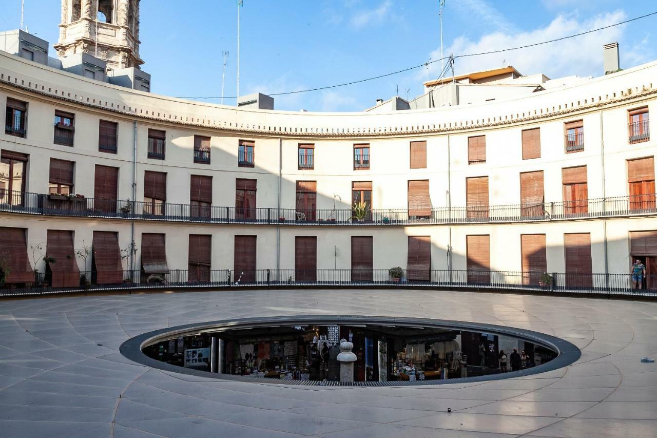 Plaza Redonda Center Apartment Valencia Bagian luar foto